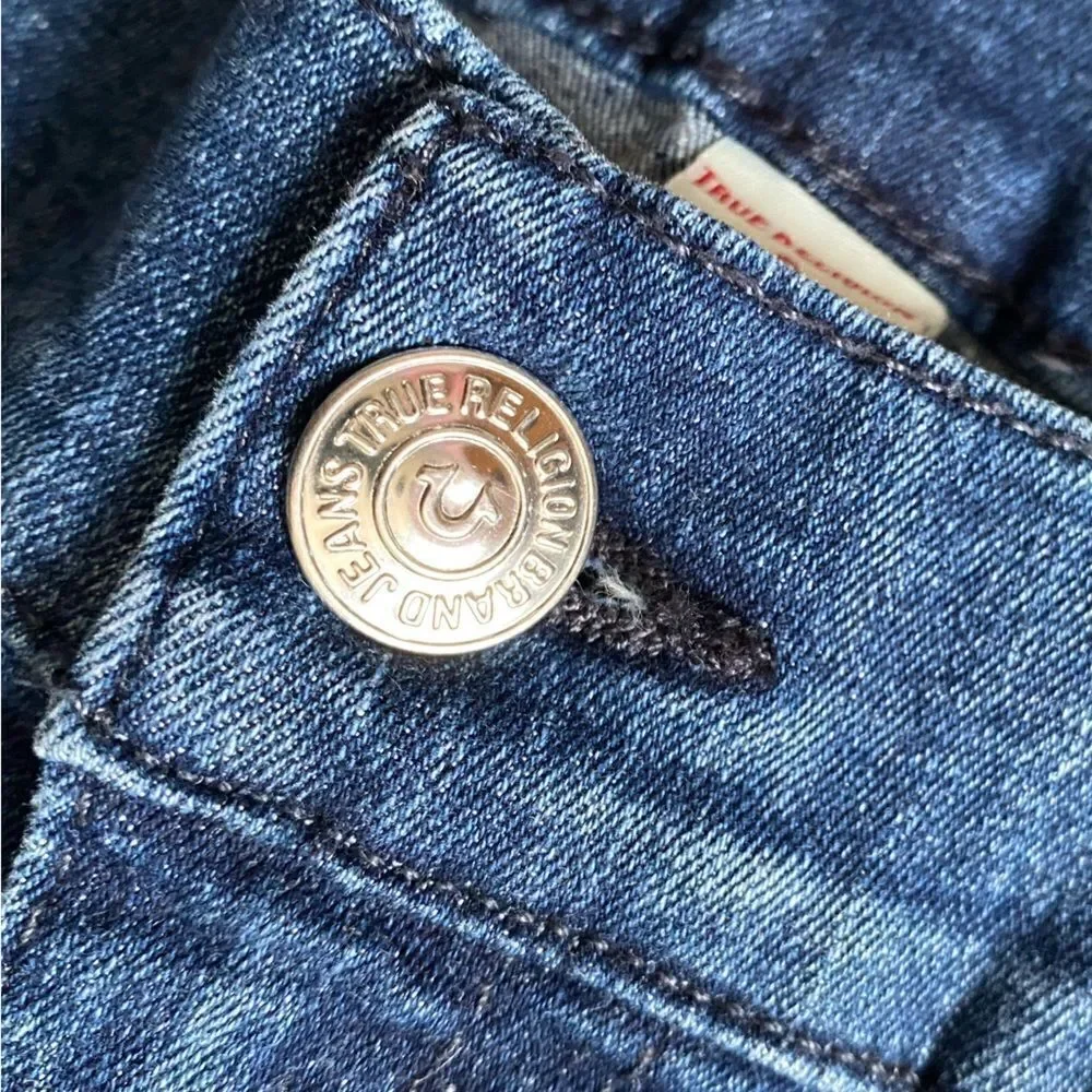 True‎ Religion Ricky Relaxed Straight Jeans Mens Size 34x30 Offset Blue